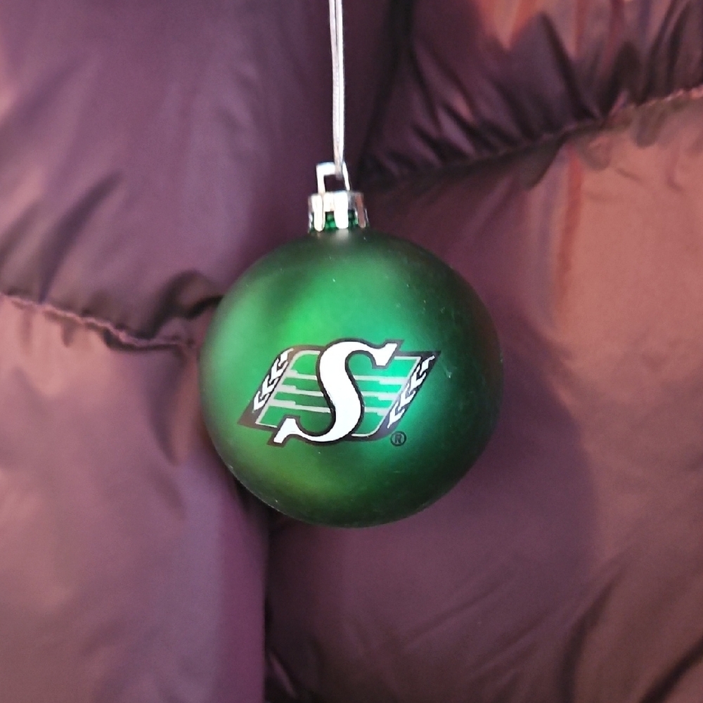 CFL Green Team Logo Holiday Ornaments - Set of 6 NEW